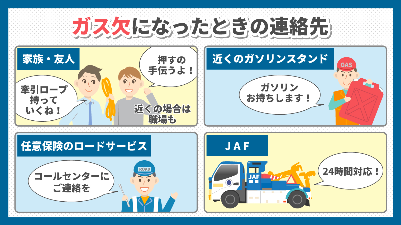 車がガス欠になったときの3つの対処法！5つの確認で緊急脱出！｜カー